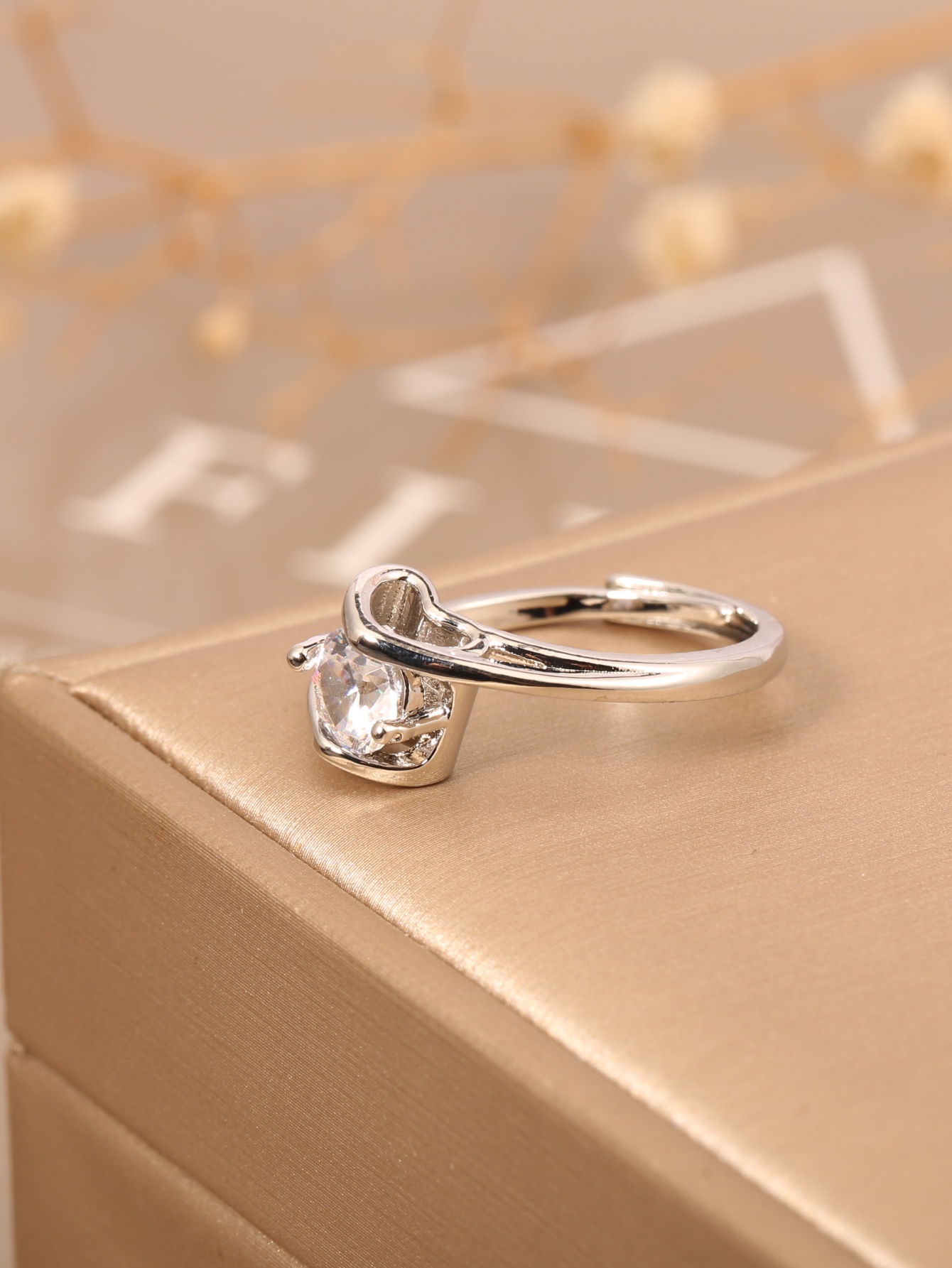 Luxury Lifestyle Us - 1 Bague ouverte en cuivre à