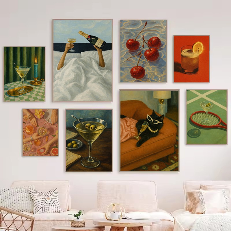 Luxury Lifestyle Aesthetic - 1 pièce Tableau mural sans cadre,
