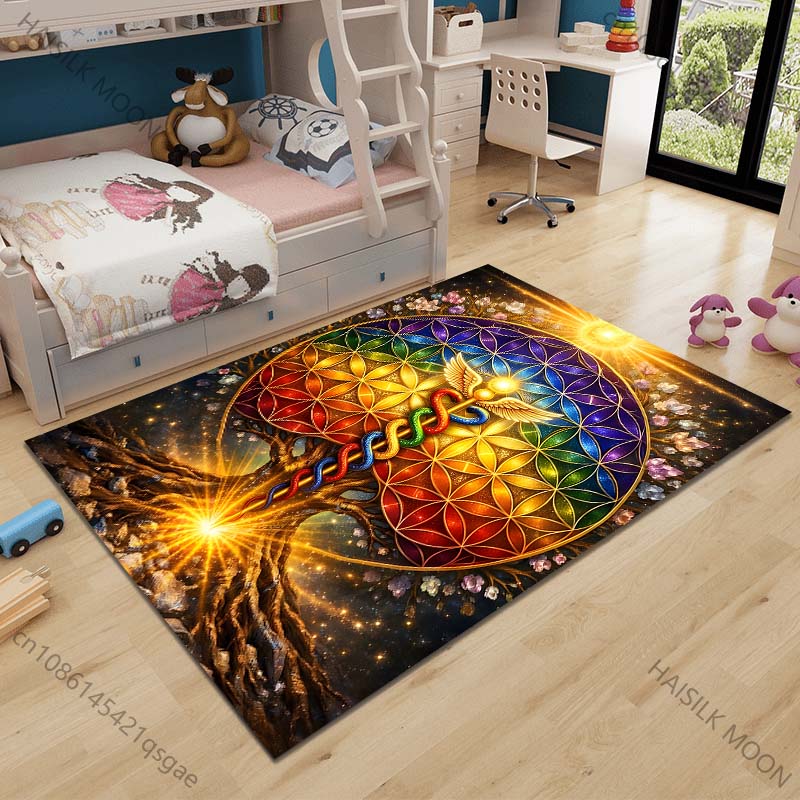 Tapis à motif de fleurs arc-en - Luxury Lifestyle Hotel avis et prix