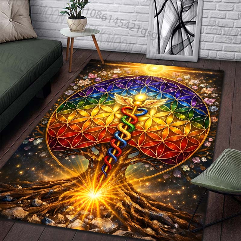 Tapis à motif de fleurs arc-en - Luxury Lifestyle Hotel avis et prix