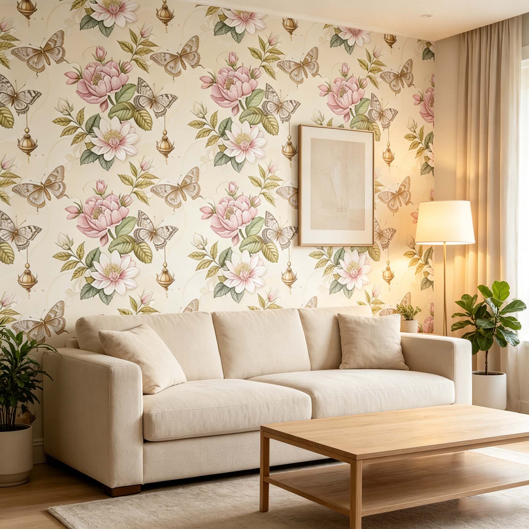 Papier peint rétro de luxe lég - Luxury Lifestyle Furniture avis et prix